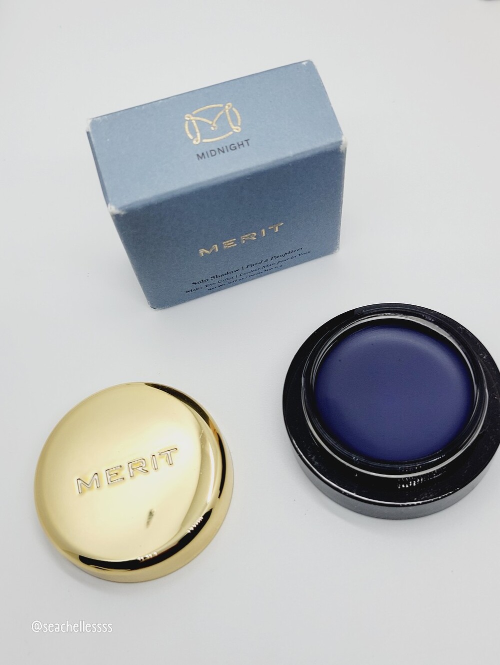 Merit Solo Shadow Matte Eye Color Midnight Warm Green Brand New In Box